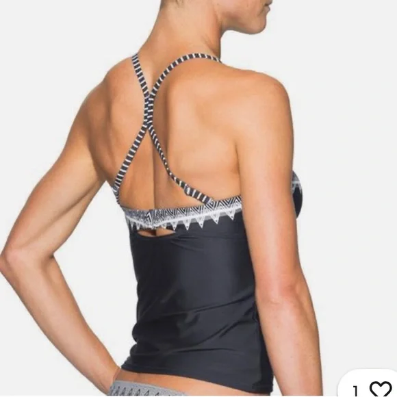Athleta Gardenia Grove Maritza  Tankini set top 34B/C and bottom XXS - Picture 2 of 8